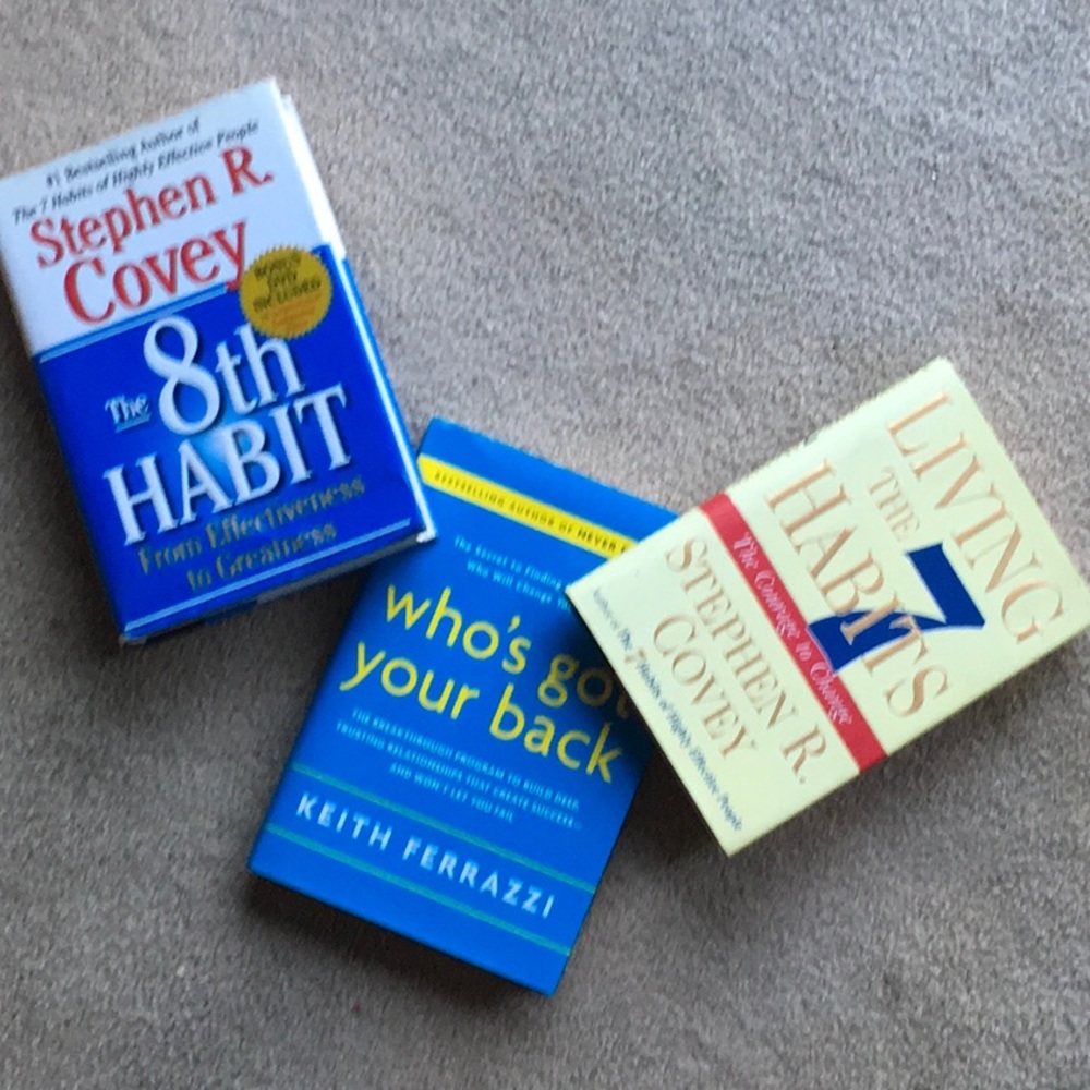 Stephen Covey & Feedazzi Motivational Books lot 3